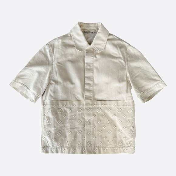 Louis Vuitton Beige Monogram Workwear Shirt - Picture 1 of 7
